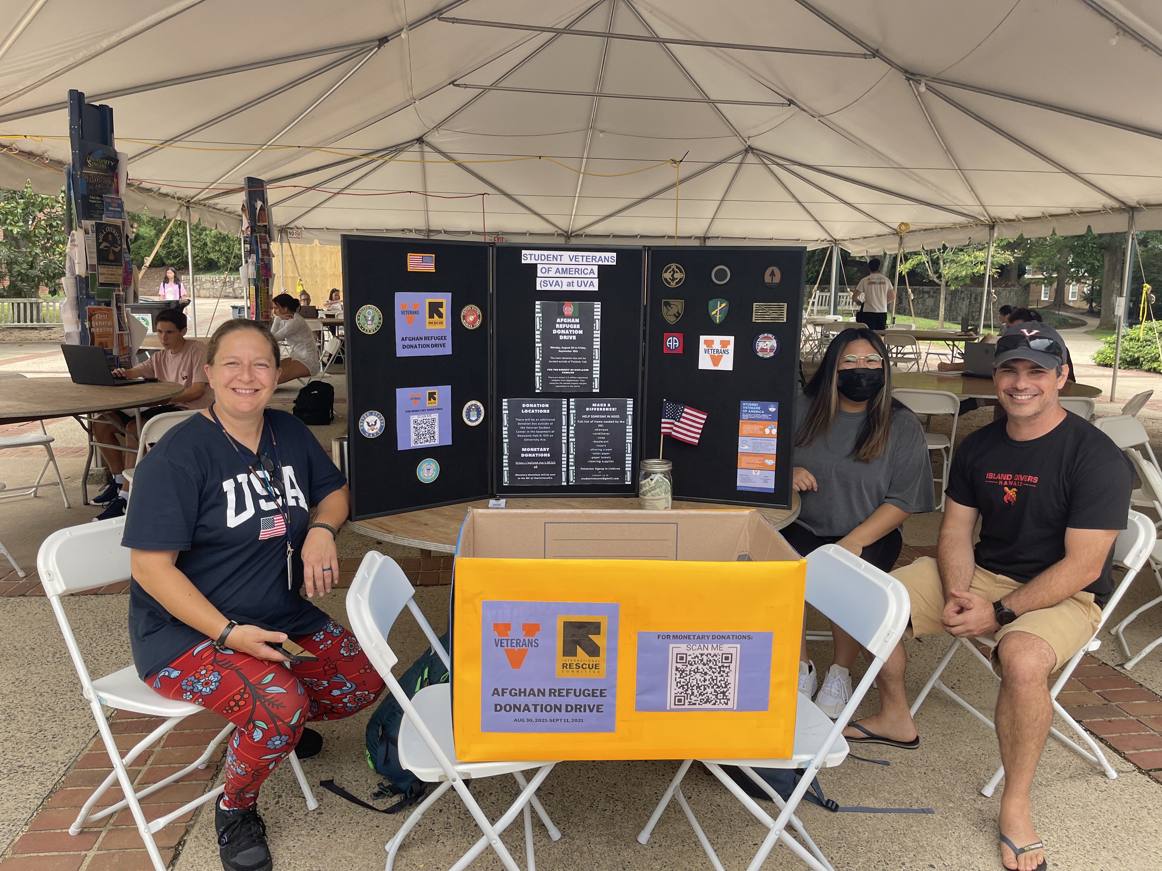 Student Veterans of America at UVA Organized to Help Refugees from Afghanistan